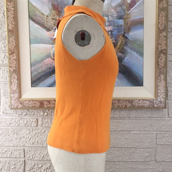 Pierre Cardin Slouch Neck Stretch Ribbed Knit Top - Picture 7 of 12